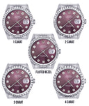 Mens Rolex Datejust Watch 16200 | 36Mm | Purple Dial | Jubilee Band