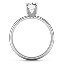 Round Diamond Solitaire Engagement Ring Comfort Fit Round Diamond Diamond 14K White Gold