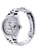 Rolex Datejust Presidential Watch For Women | 18K White Gold | 31 Mm