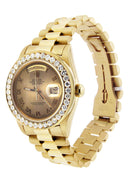 Diamond Rolex Day-Date | 18K Yellow Gold