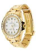 Diamond Rolex Yacht Master | 18K Yellow Gold