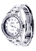Diamond Rolex Datejust | Stainless Steel | Diamond Silver Roman Numeral Dial | 36 MM