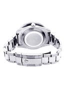 Diamond Rolex Datejust 2 | Stainless Steel | Custom Blue Diamond Roman Numeral Dial | 41 MM