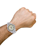 Diamond Rolex Sky Dweller | 18K White Gold | 42 Mm