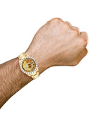 Diamond Rolex Sky Dweller | 18K Yellow Gold | 42 Mm