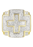 Mens Diamond  Ring | 1.18 Carats | 9.1 Grams