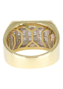 Mens Baguette  Diamond Ring | 1.25 Carats | 9.9 Grams