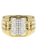 Mens Diamond  Ring | 0.47 Carats | 9.1 Grams