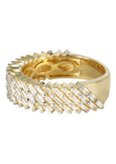 Mens Baguette Diamond Pinky Ring  | 1.87 Carats | 8.3 Grams