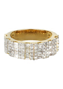 Mens Baguette Diamond Pinky Ring  | 2.47 Carats | 9.1 Grams