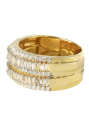 Mens Baguette Diamond Pinky Ring  | 2.65 Carats | 11.2 Grams