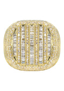 Mens Baguette Diamond Pinky Ring  | 4.15 Carats | 16.9 Grams