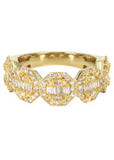 Mens Baguette Diamond Pinky Ring  | 2.09 Carats | 6.2 Grams