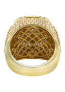 Mens Baguette Diamond Pinky Ring  | 7.71 Carats | 14.9 Grams