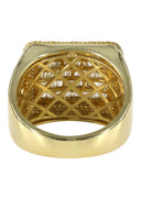 Mens Baguette Diamond Pinky Ring  | 1.85 Carats | 8.9 Grams