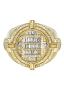 Mens Baguette Diamond Pinky Ring  | 0.92 Carats | 9.8 Grams
