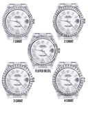 Diamond Mens Rolex Datejust Watch 16200 | 36Mm | White Roman Numeral Dial | Oyster Band
