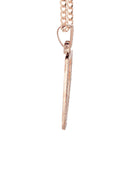 Diamond 10K/14K Rose Gold Rectangle Picture Pendant Necklace | Appx. 0.60 Carat