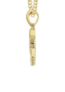 14K Yellow Gold Letter "R" Baguette Diamond Necklace | 2.01 Carats