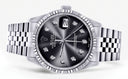 Mens Rolex Datejust Watch 16200  | 36Mm | Chrome Dial | Jubilee Band