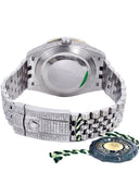 Diamond Iced Out Rolex Datejust 41 | 25 Carats Of Diamonds | Custom Silver Roman Diamond Dial | Jubilee Band