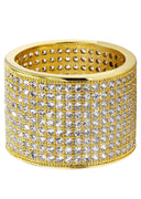 Mens Gold Plated Eternity Ring | 10 Grams
