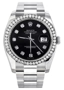 New Style | Rolex Datejust Watch | 36Mm | Black Dial | Oyster Band