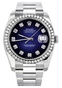 New Style | Rolex Datejust Watch | 36Mm | Blue Black Dial | Oyster Band