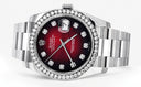 New Style | Rolex Datejust Watch | 36Mm | Red Black Dial | Oyster Band