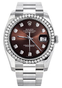 New Style | Rolex Datejust Watch | 36Mm | Chocolate Dial | Oyster Band