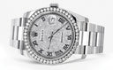 New Style | Rolex Datejust Watch | 36Mm | Diamond Roman Dial | Oyster Band