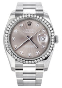 New Style | Rolex Datejust Watch | 36Mm | Gray Dial | Oyster Band