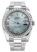 New Style | Rolex Datejust Watch | 36Mm | Diamond Roman Numeral Dial | Oyster Band