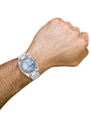 New Style | Rolex Datejust Watch | 36Mm | Blue Mother of Pearl Dial | Oyster Band