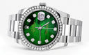 New Style | Rolex Datejust Watch | 36Mm | Green Mother of Pearl Dial | Oyster Band