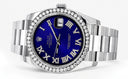 New Style | Rolex Datejust Watch | 36Mm | Royal Blue Roman Dial | Oyster Band