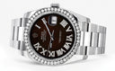 New Style | Rolex Datejust Watch | 36Mm | Dark Brown Roman Dial | Oyster Band