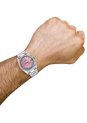 New Style | Rolex Datejust Watch | 36Mm | Pink Roman Dial | Oyster Band