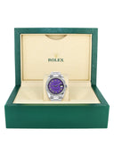 New Style | Rolex Datejust Watch | 36Mm | Purple Roman Dial | Oyster Band
