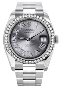 New Style | Rolex Datejust Watch | 36Mm | Silver Roman Dial | Oyster Band