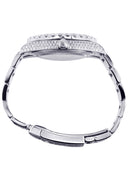 Diamond Rolex Datejust 41 | Custom Diamond Dial | Stainless Steel | 19.5 Carats