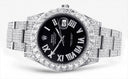 Diamond Rolex Datejust 41 | Custom Diamond Dial | Stainless Steel | 19.5 Carats