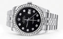 New Style | Hidden Clasp | Rolex Datejust  Watch | 36Mm | Black Dial | Jubilee Band