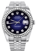 New Style | Hidden Clasp | Mens Rolex Datejust Watch | 36Mm | Blue Dial | Jubilee Band