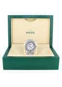 New Style | Hidden Clasp | Diamond Rolex Datejust Watch | 36Mm | White Mother Of Pearl Dial | Jubilee Band