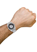 New Style | Hidden Clasp | Diamond Rolex Datejust Watch | 36MM | Tuxedo Diamond Dial | Jubilee Band