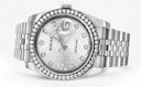 New Style | Hidden Clasp | Diamond Rolex Datejust Watch | 36 MM | Diamond Rolex Textured Jubilee Dial | Jubilee Band