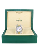 New Style | Hidden Clasp | Diamond Gold Rolex Watch For Men | 36Mm | White Mother Of Pearl  | Jubilee Band