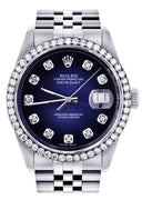 Womens Rolex Datejust Watch 16200 | 36Mm | Blue Dial | Jubilee Band