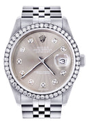 Mens Rolex Mens Watch Datejust 16200  | 36Mm | Grey Dial | Jubilee Band